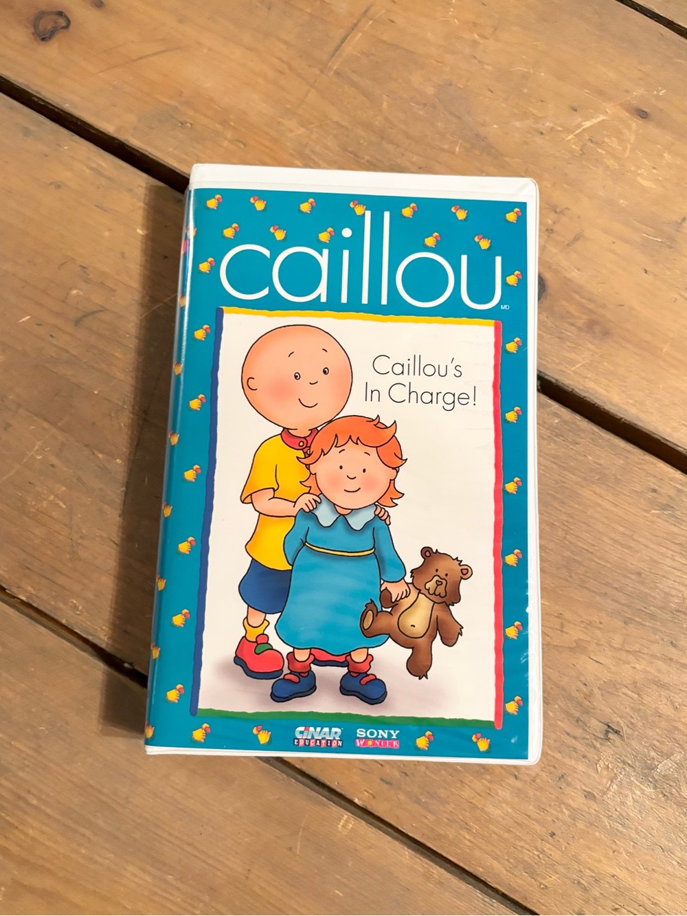 Caillou VHS Tape Vintage Kids Cartoon
